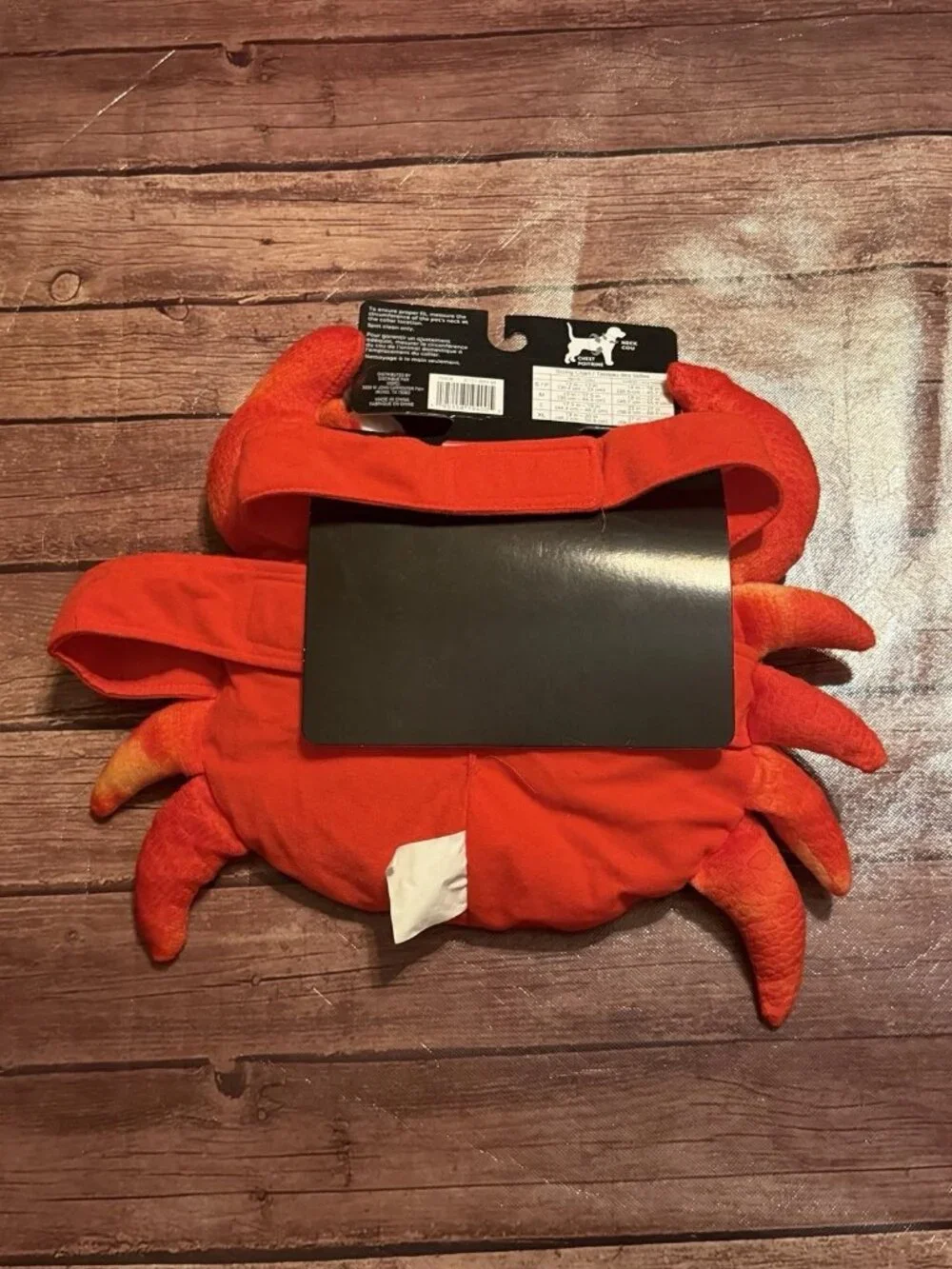 Ashland Halloween Pet Costume Red Crab Large New Dog